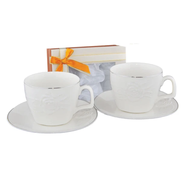 MONDEX-KPL.6 FILIŻANEK ZE SPODKAMI GY12M-DJ0015B