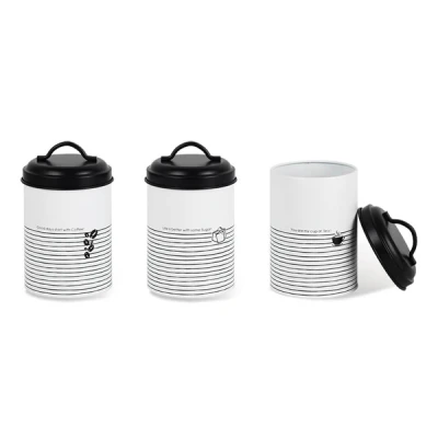 MR-1772CS ZESTAW 3 POJEMNIKÓW METALOWYCH