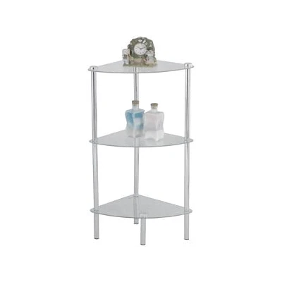 MX3030-REGAŁ 3 PÓŁKOWY SZKLANY NAROŻNY