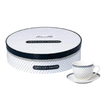 TOM-KPL. FILIŻANEK+SPODEK 6+6 250ML CR6-27