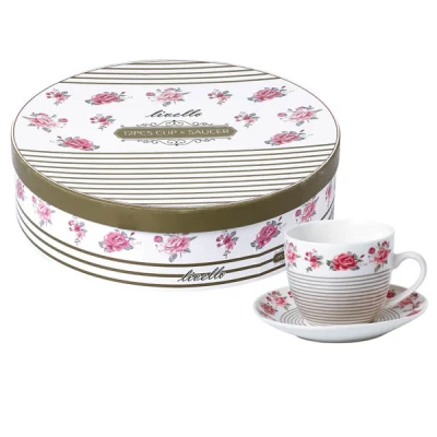 TOM-KPL. FILIŻANEK+SPODEK 6+6 250ML CR6-31