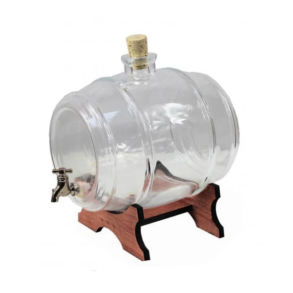 CH-BECZUŁKA SZKLANA Z KRANEM 3,8L 9626