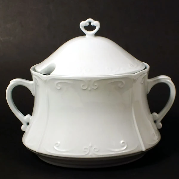 CHODZIEŻ-WAZA GŁADKA BIAŁA 350 KAMELIA