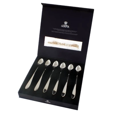 GER-*MONA* ZESTAW ŁYŻECZEK KOKTAJLOWYCH 6 CZ. POLEROWANY