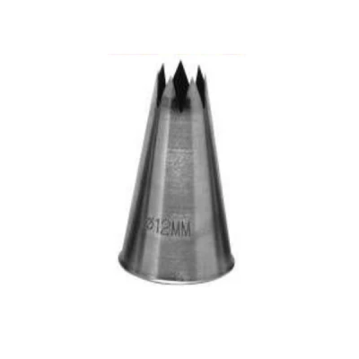 HENDI-KOŃCÓWKI DO RĘKAWÓW KARBOWANE, STALOWE - ZESTAW 7SZT 551714