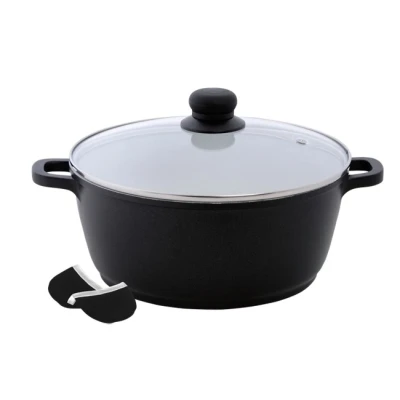 KH-3874 GARNEK Z POWLOKĄ CERAMICZNĄ 28CM