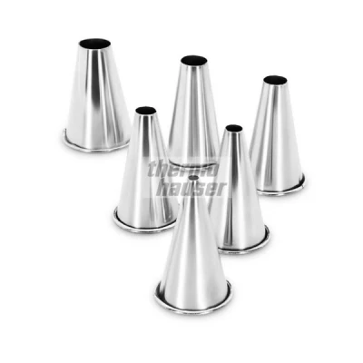 KOMPLET 6-KOŃCÓWEK NIERDZEWNYCH Z RANTEM OKRĄGŁE (4,6,8,10,13,15MM) 62837