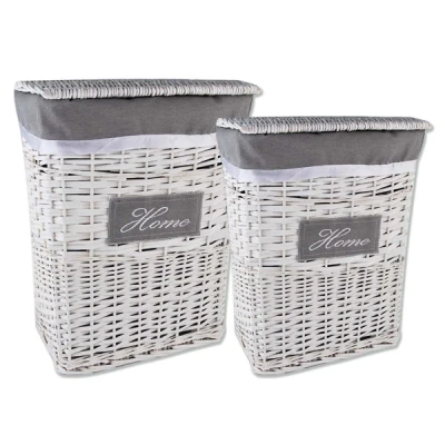 MON-KOSZ WIKLINOWY NA BIELIZNĘ BIAŁY 45X33X56 5156