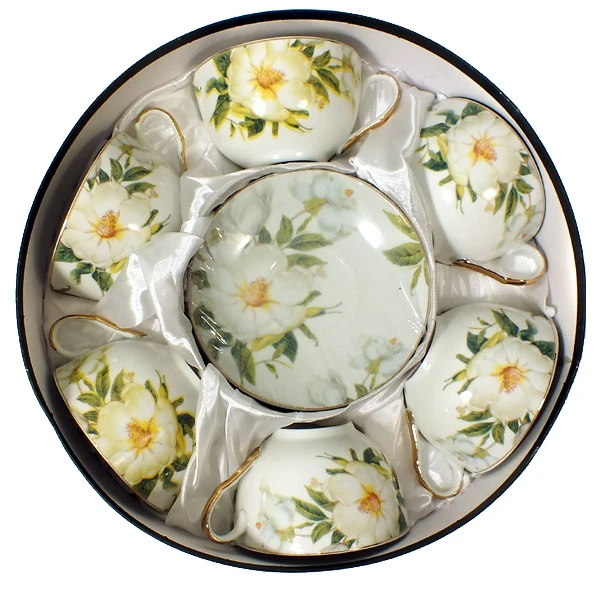 SAL-KPL. FILIŻANEK+SPODKI 6+6 *MAGDALENA GA107* 300ML