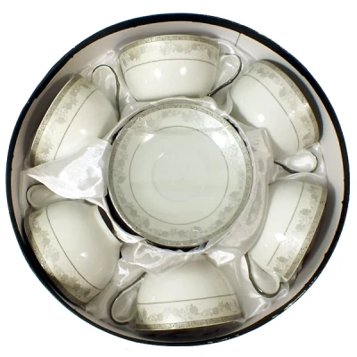 SAL-KPL. FILIŻANEK+SPODKI 6+6 *MAGDALENA GA1358S* 300ML