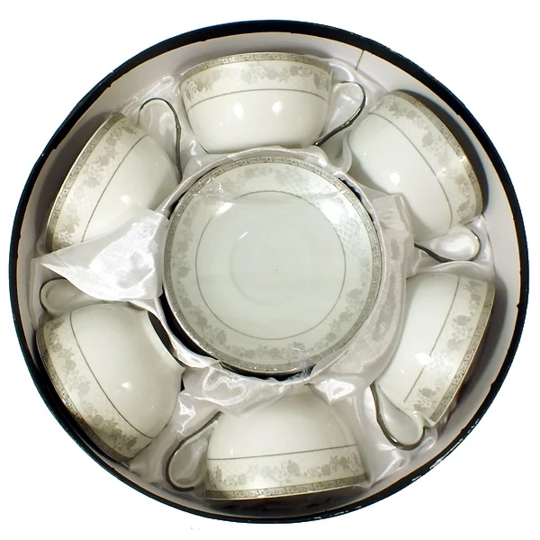 SAL-KPL. FILIŻANEK+SPODKI 6+6 *MAGDALENA GA1358S* 300ML