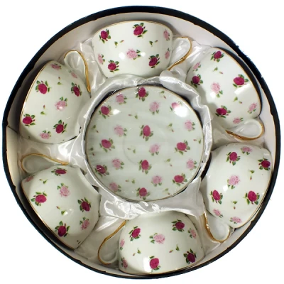 SAL-KPL. FILIŻANEK+SPODKI 6+6 *MAGDALENA GA280* 300ML