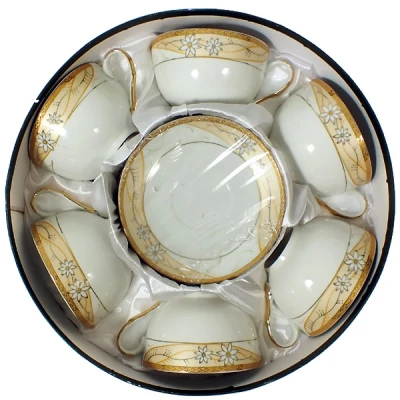 SAL-KPL. FILIŻANEK+SPODKI 6+6 *MAGDALENA GA311* 300ML