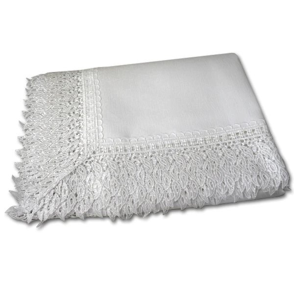 BOT/CH-OBRUS 140*220 *GIPIURA* ART.144 BIAŁY