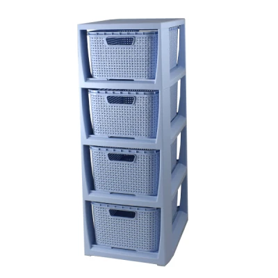 BRANQ-STOJAK Z 4 KOSZYKAMI *NIEBIESKI* /1726/