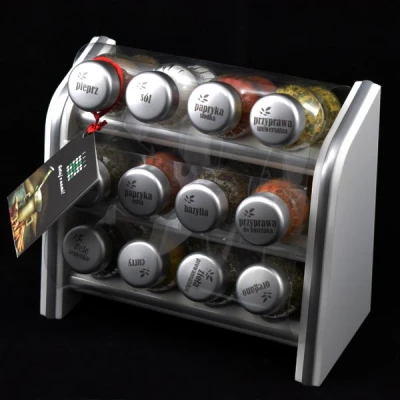 GALD-PÓŁKA STOJĄCO/WISZĄCA 12 *N3S* CHROM BIAŁA