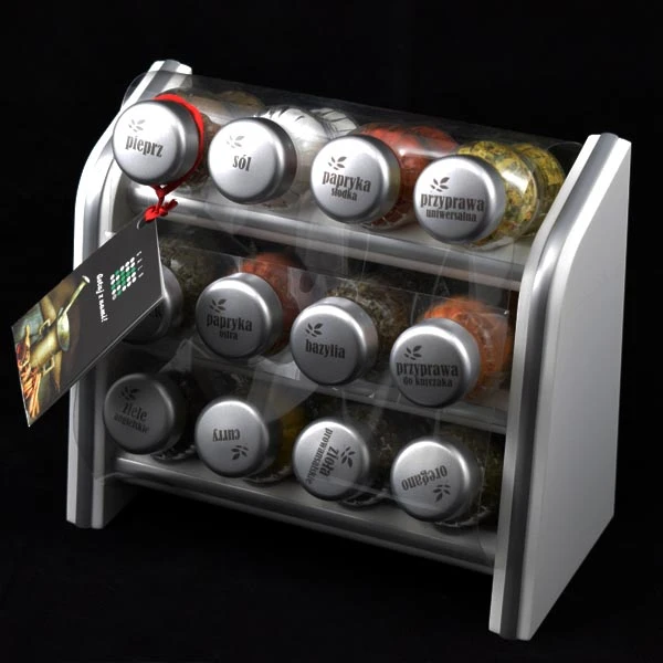 GALD-PÓŁKA STOJĄCO/WISZĄCA 12 *N3S* CHROM BIAŁA