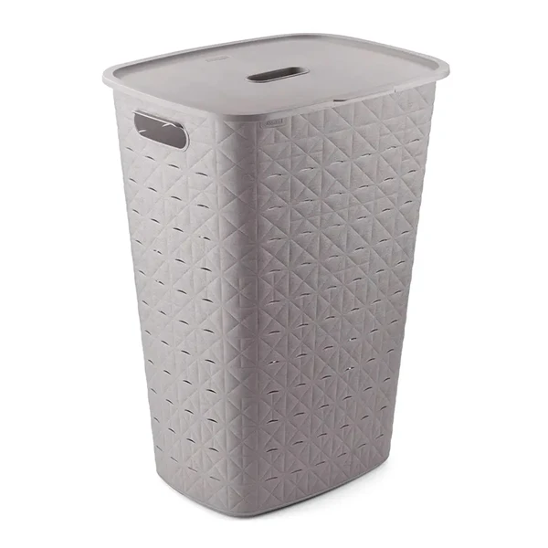 KOSZ NA BIELIZNĘ *SOFTEX* TAUPE 56L 258699