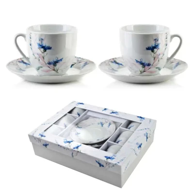 MONDEX-KPL. 6+6 FILIŻANEK ZE SPODKAMI 5649