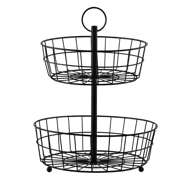 MON-KOSZYK DWUPOZIOMOWY CZARNY 2267