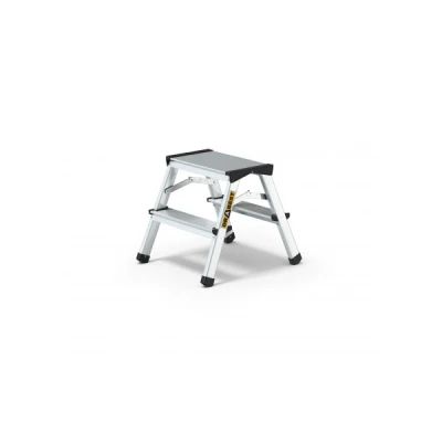 DRA-DRABINA ALUMINIOWA DWUSTRONNA  2X2 STOPNIE 125KG