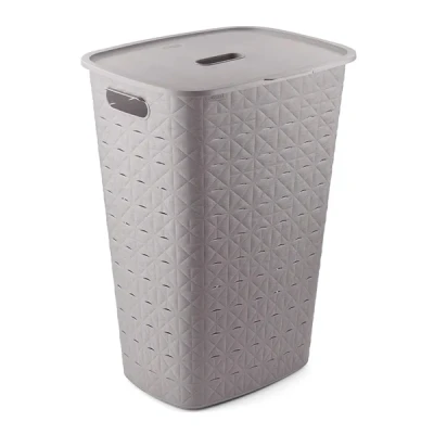 KOSZ NA BIELIZNĘ *SOFTEX* TAUPE 56L 258699