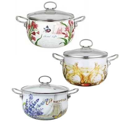 MX8095-GARNEK EMALIOWANY 24CM