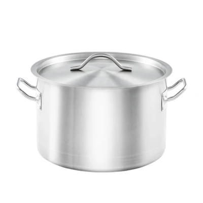 ST-GARNEK ŚREDNI STALOWY BASIC 20CM/3,8L Z/P 012206