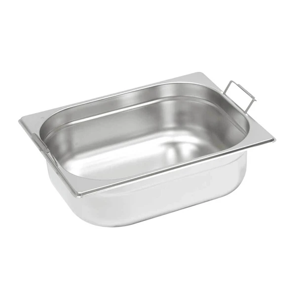 ST-POJEMNIK STALOWY Z UCHWYTAMI GN 2/3 200MM 135204