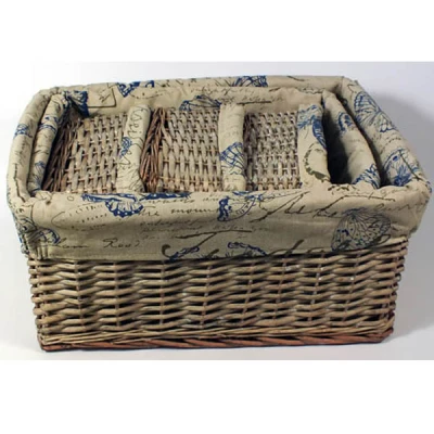 TOM-KPL. 5-KOSZY WIKLINOWYCH Z MATERIAŁEM WB05