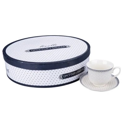 TOM-KPL. FILIŻANEK+SPODEK 6+6 250ML CR66-27