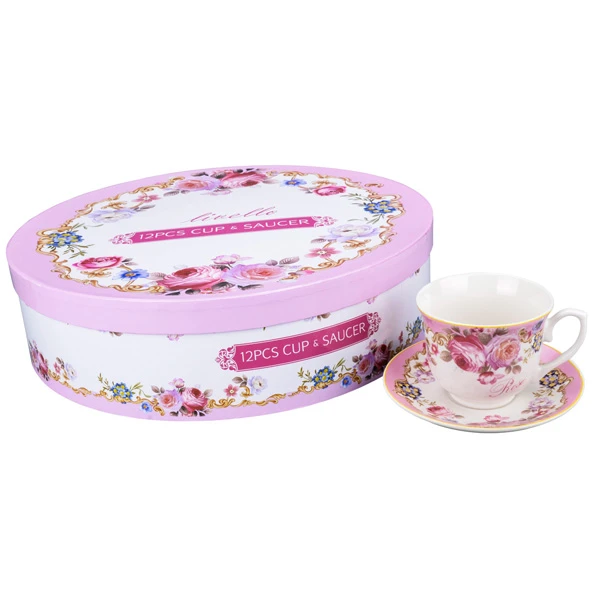 TOM-KPL. FILIŻANEK+SPODEK 6+6 250ML CR66-48