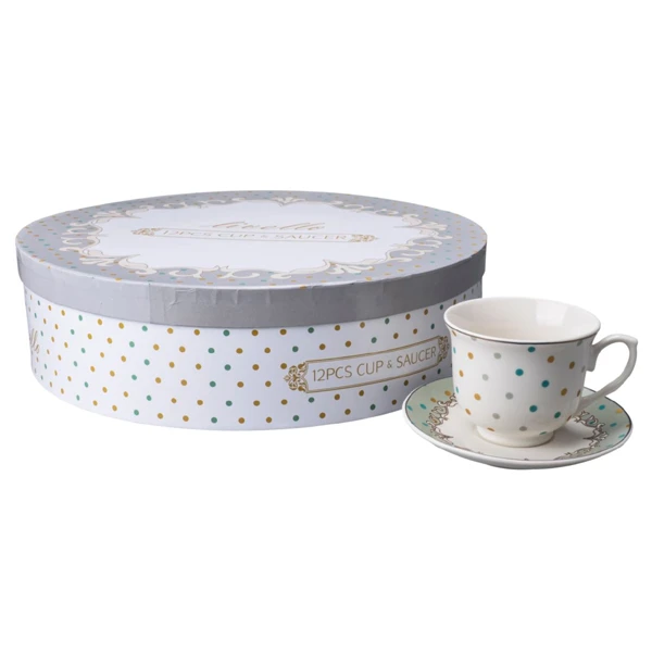 TOM-KPL. FILIŻANEK+SPODEK 6+6 250ML CR66-50