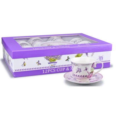 TOM-KPL. FILIŻANEK+SPODEK 6+6 250ML CR66K-14