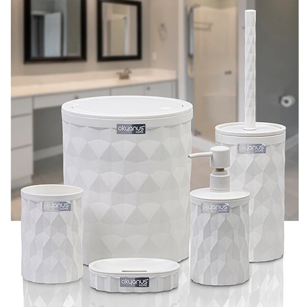 CH-ZESTAW ŁAZIENKOWY OKRĄGŁY 5 EL. BIAŁY 4671