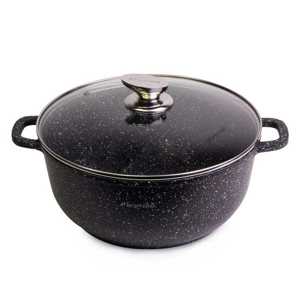 GARNEK MARMUROWY Z/P 28CM 6,5L 4406