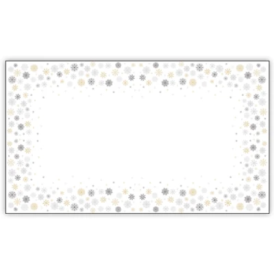 MAR-OBRUS WODOODPORNY SREBRNO-ZŁOTY *MROZIK* 140X240CM