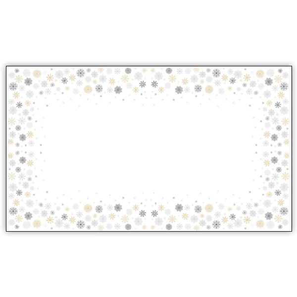 MAR-OBRUS WODOODPORNY SREBRNO-ZŁOTY *MROZIK* 140X240CM