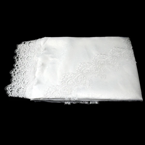 MESA-OBRUS 140*240 *GIPIURA* ART.088 OVAL BIAŁY