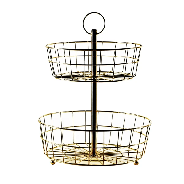 MON-KOSZYK DWUPOZIOMOWY GOLD 2274