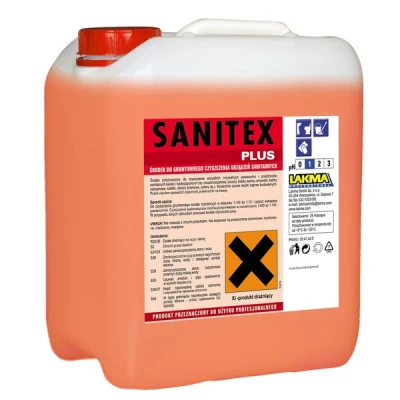 AT-ŚRODEK DO SANITARIATÓW-MYCIE GRUNTOWE 5L *SANITEX PLUS*