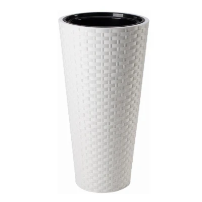 DONICA *RATTANA SLIM* OKRĄGŁA 40 BIAŁY + WKŁAD