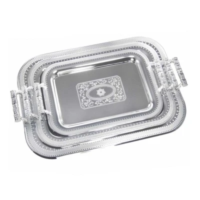 KH-4744 KPL. 3 TAC PROSTOKĄTNYCH METAL