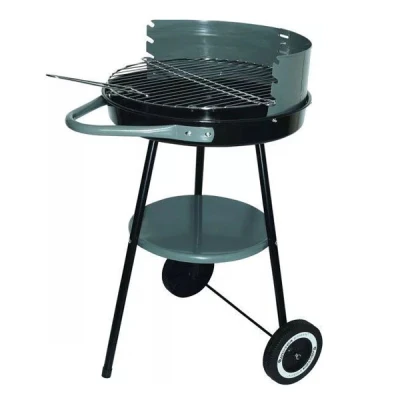 MG912-GRILL OKRĄGŁY Z KÓŁKAMI FI41CM H73CM