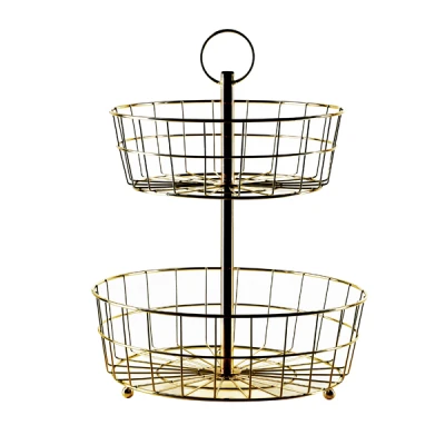 MON-KOSZYK DWUPOZIOMOWY GOLD 2274