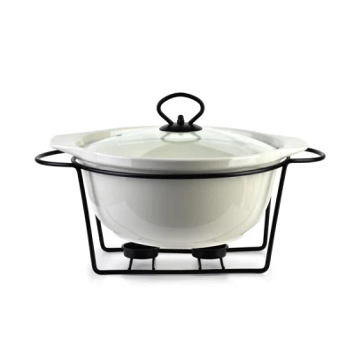 MON-NACZYNIE Z PODGRZEWACZEM 2,4L BIAŁE 0840