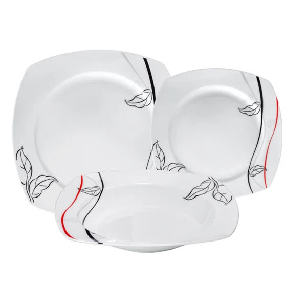 TG-KPL. 18 TALERZY OBIAD KWADRAT *12B031*