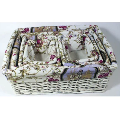 TOM-KPL. 6-KOSZY WIKLINOWYCH Z MATERIAŁEM WB04