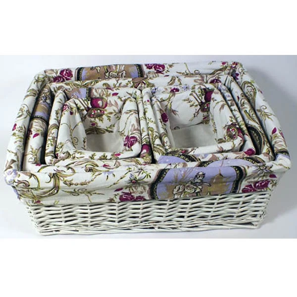 TOM-KPL. 6-KOSZY WIKLINOWYCH Z MATERIAŁEM WB04