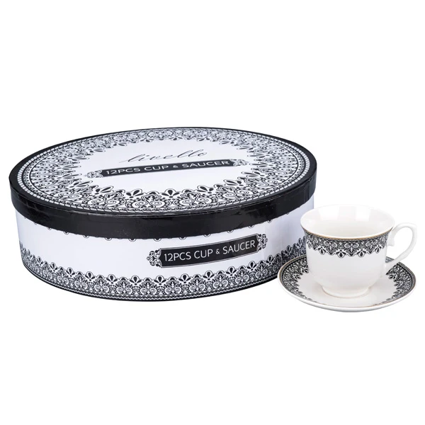 TOM-KPL. FILIŻANEK+SPODEK 6+6 250ML CR66-41